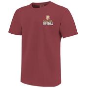 Florida State Kentucky Image One Softball Batter Swing Comfort Colors Tee